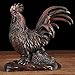 Sculpture Decor All Copper Rooster Ornament Rooster Crafts Statue Living Room Decoration