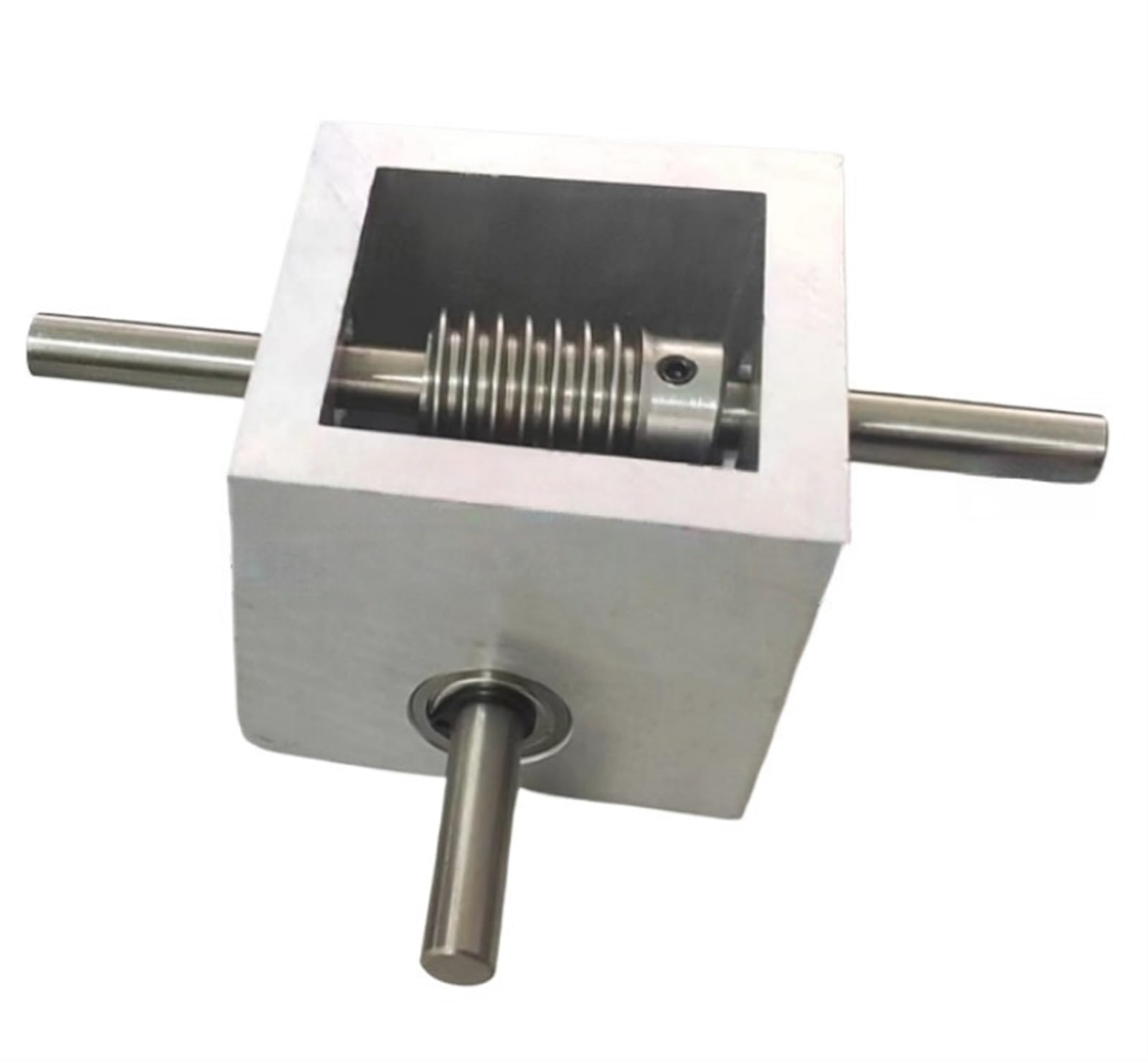 Mechanical Steering 1pc Right Angle Worm Gear Reversing Gearbox Commutator 1:30 Transmission 90 Degree Reducer Steering Gearbox 8mm Shaft Direction Transmission