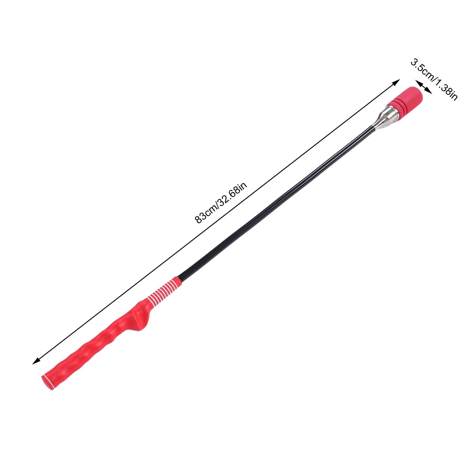 Asixxsix Trenażer do Gry w Golfa, Obciążony Praworęczny Rozgrzewka Trenażer Click Stick Grip Poprawia siłę Uderzenia Tempo Przenośna Pomoc Treningowa dla Początkujących