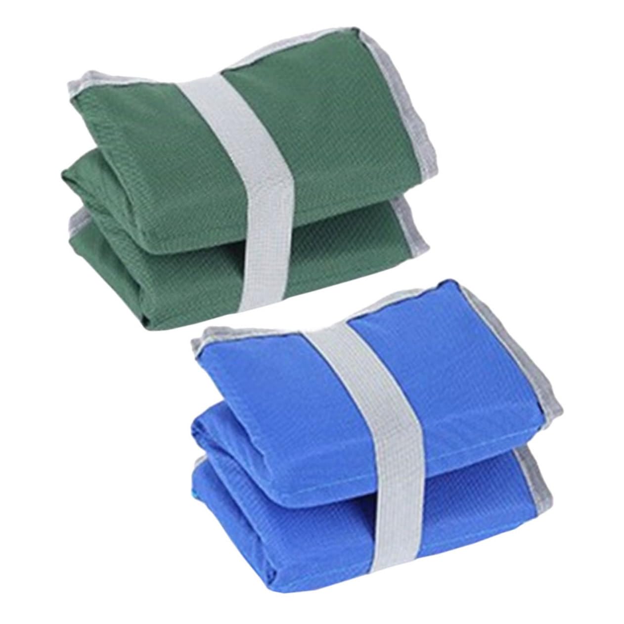 ifundom Cojín A Prueba De Humedad Asientos Almohadillas Almohadilla del Asiento Exterior Cojines para Acampar Almohadilla para Silla De Camping Algodón Perlado 2 Piezas X 4