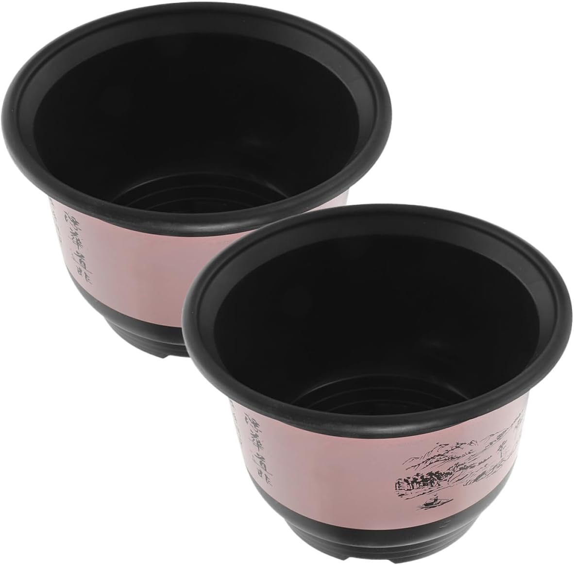 Toyvian 2Pcs Orchid Pot Plastic Flower Planter for Indoor Plants Succulent Nursery Planter Drainage for Home and Office Decoration