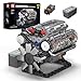 Mould King 10088 Technik V8 Motor Bausatz Bausteine Engine Motor Modell Klemmbausteine Simulation Motor mit Funktionsfähiges Engine kit (535 Teile) Technik günstig Kaufen-Mould King 10088 Technik V8 Motor Bausatz Bausteine Engine Motor Modell Klemmbausteine Simulation Motor mit Funktionsfähiges Engine kit (535 Teile)