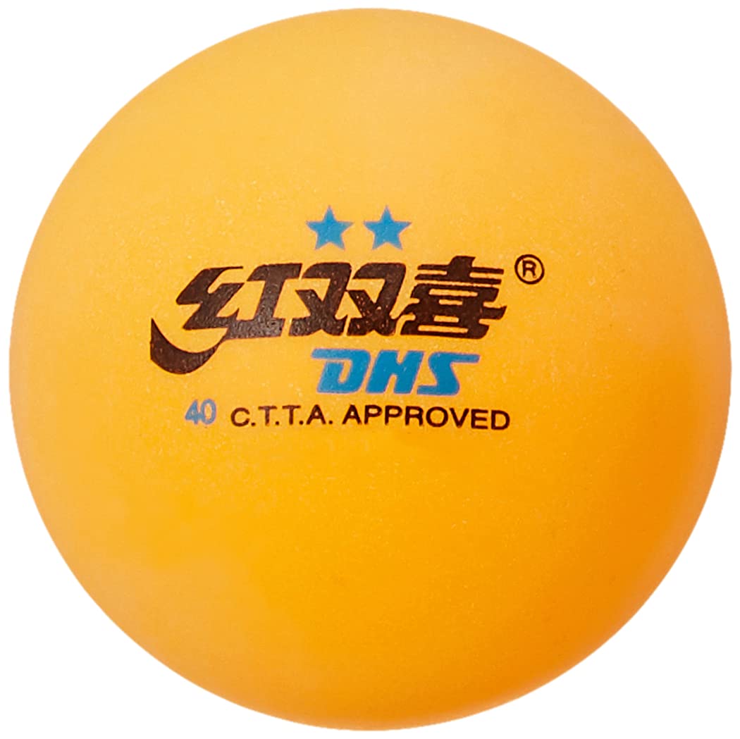 TT Ball DHS 40MM 2 Star Orange (72 Pcs Box)