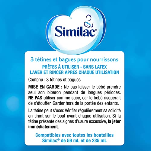 Abbott Laboratories Similac Infant Standard Flow Nipple and Ring, 3 Pack 3 count - Image 5