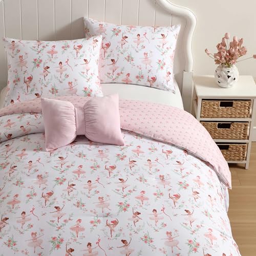 Laura Ashley Kids Full/Queen Ballerina Divas Pink Comforter Set