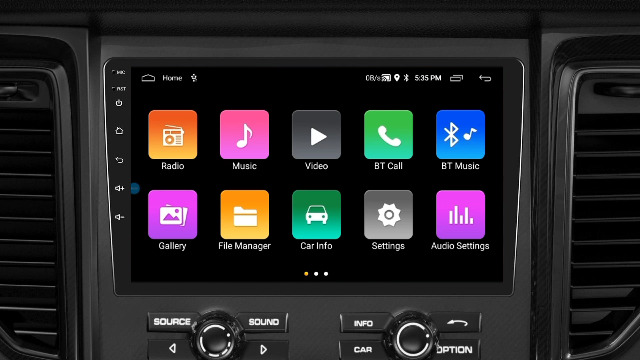 2+64G CAMECHO Android 13 Autoradio per Ford Fiesta Focus Transit Connect Kuga Mondeo Smax, 9 Wireless Carplay Navi Bluetooth Radio con Android Auto WIFI GPS FM/RDS Mirror Link + Telecamera Posteriore