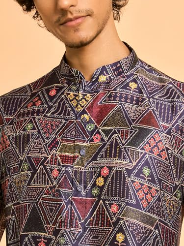 Image of DIWAS BY MANYAVAR Men's Abstract Prints Casual Kurta (1pc)