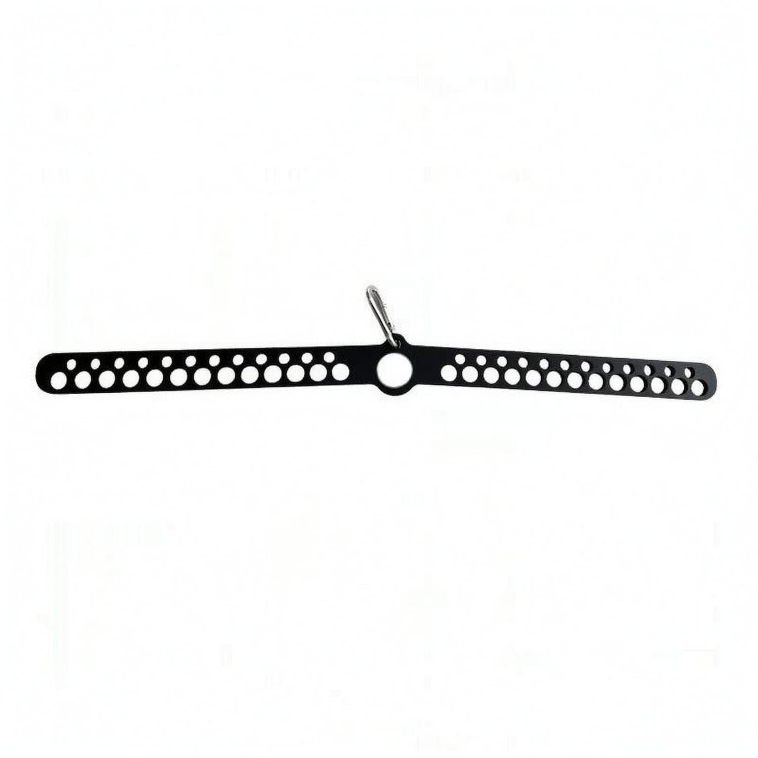 trendivibe 8 mm thick lat pulldown handle black seated row handle metal neutral grip lat pulldown bar perforated, 78cm
