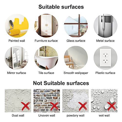 Tanlaby 3D Auto Adesivi Murali Parete Rotto