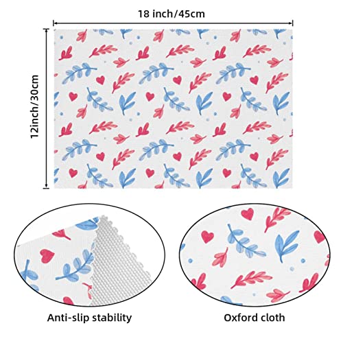 Sets de table aquarelle anti-glisse et thermorésistants pour table basse - 5