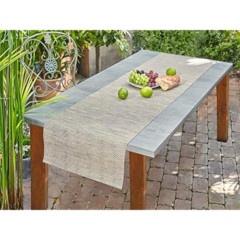 Dekoleidenschaft Tischläufer Struktur beige, 40x150 cm Cover