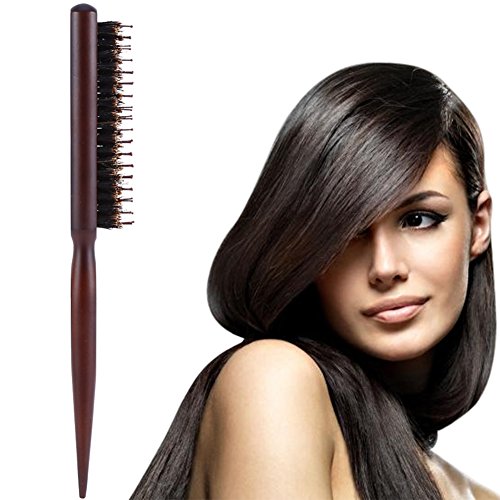 Hair Brush, Wild Boar Bristle Hair Brushes with Wood Handle for Massage and Anti Static