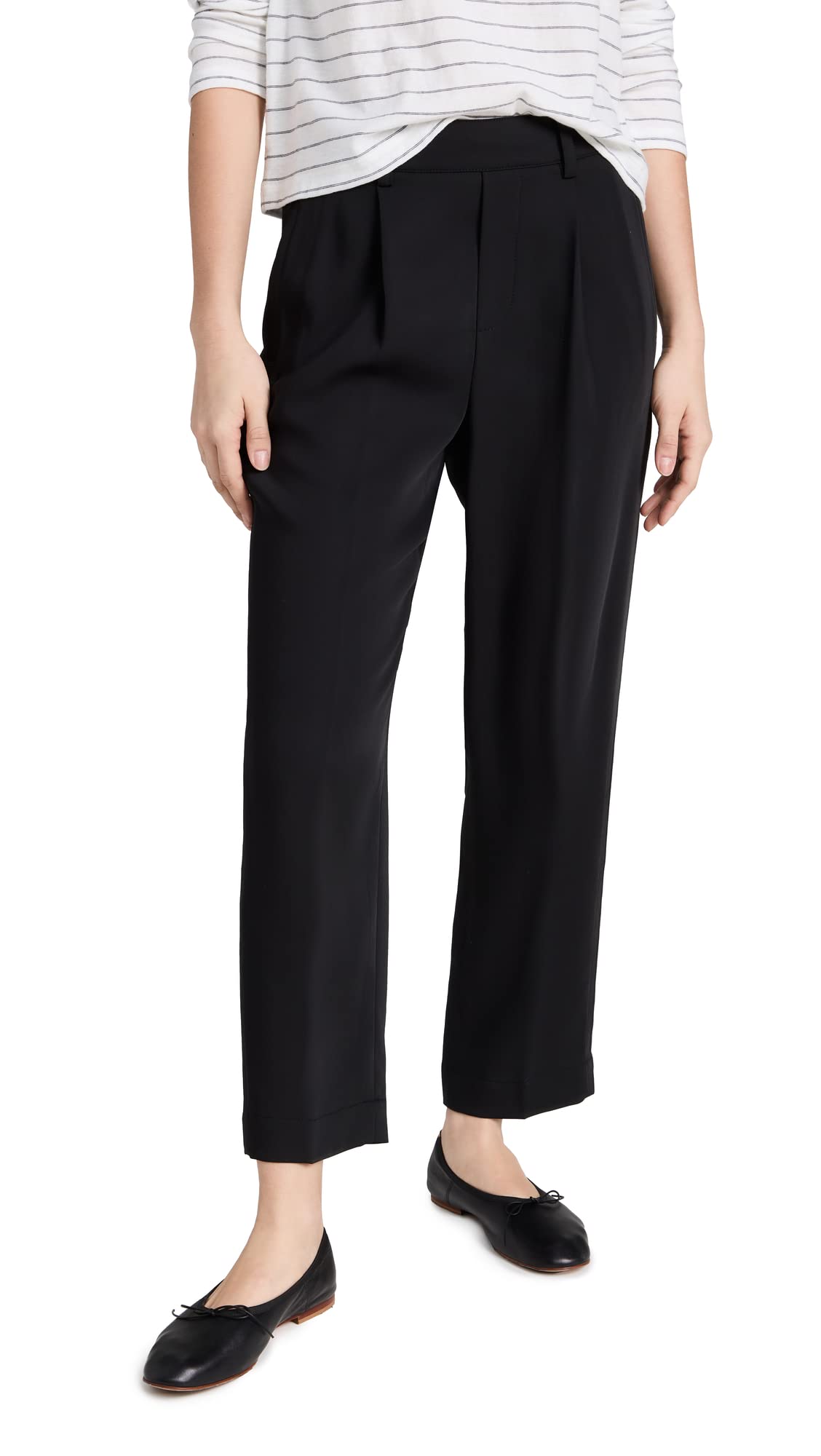 Vince Womens Tapered Pull On Pants
