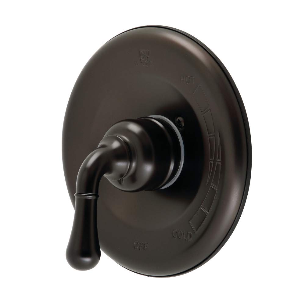 Valve de douche Kingston Brass KB635E mitigeur baignoire encastrable avec garniture bronze huilé