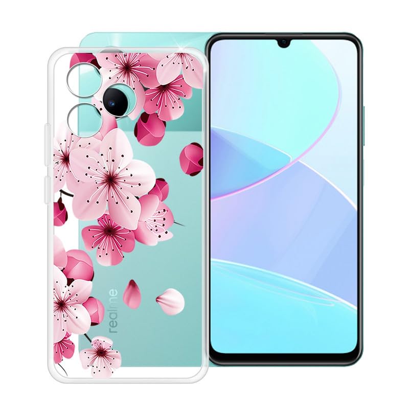 HGJTFANY Coque Pour Realme C51 (6.74"), Ultra Mince Souple Silicone Housse Etui [Anti Rayures] [Antichoc] Noir TPU Bumper Protection Cover Case Pour Realme C51 - Danseuse DoréE