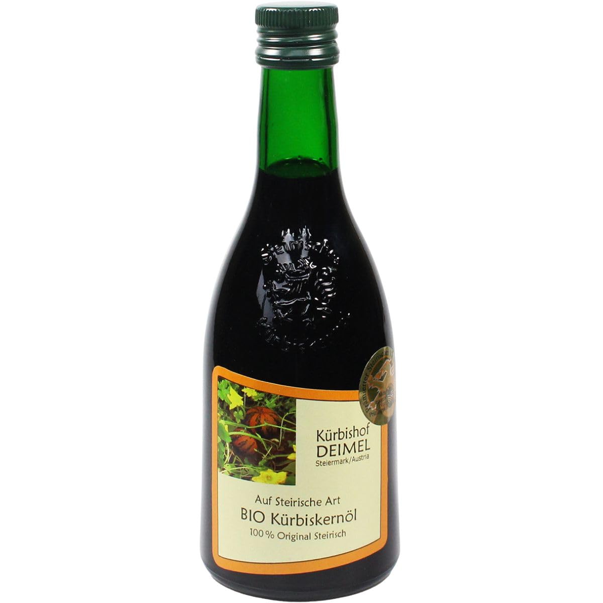 Kürbishof DEIMEL Steiermark/Austria - 500 ml Original Steirisches BIO Kürbiskernöl - Jährlich prämiert