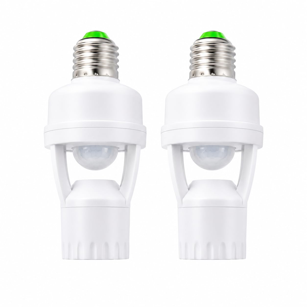 Kit 2 Sensor de Presença com Fotocélula Soquete E27 Bivolt, Detector de Movimento