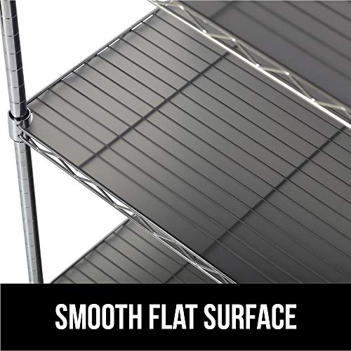 GORILLA GRIP Heavy Duty Premium 36 x 18 Inch Wire Shelf Liners, Set of 4, Value Pack, Waterproof, Plastic Liner for Wired Metal Rack Shelving and Cabinets Shelves, Kitchen, Garage, Clear Frosted