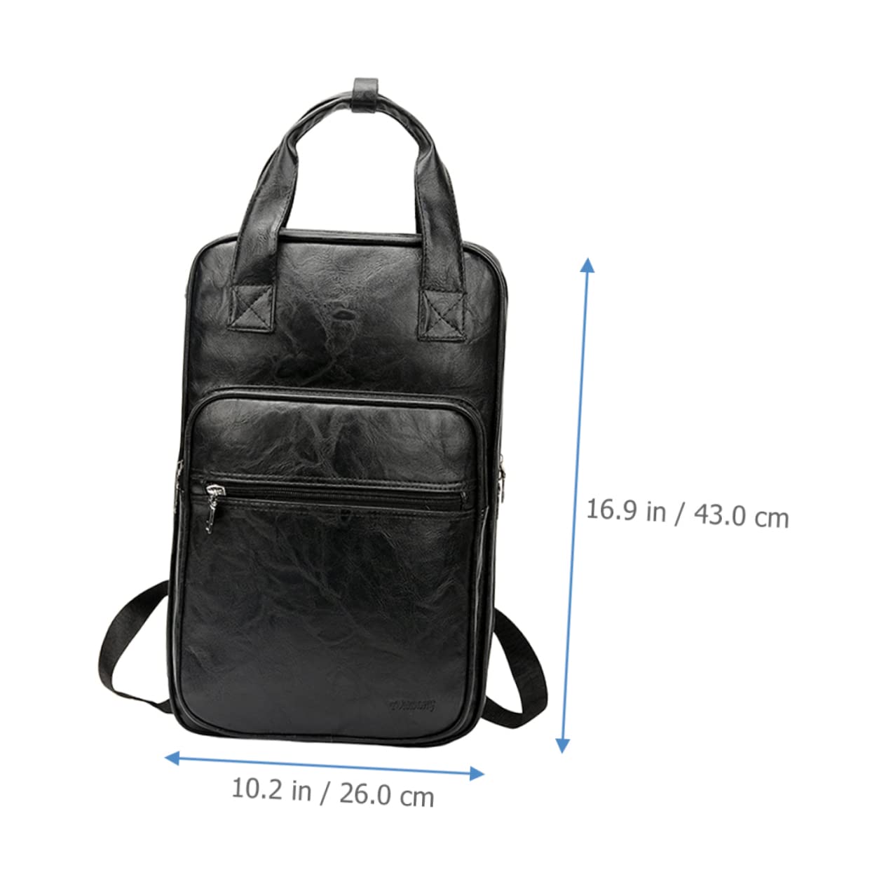 Abaodam Borsa per Bacchette da Batteria in Pu + Cotone 420d, Portabacchette Ampia Capacità per Studenti e Insegnanti