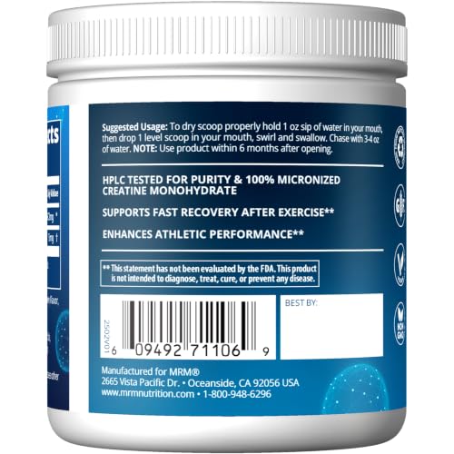 Image of MRM Creatine Dry Scoop Blue Raspberry