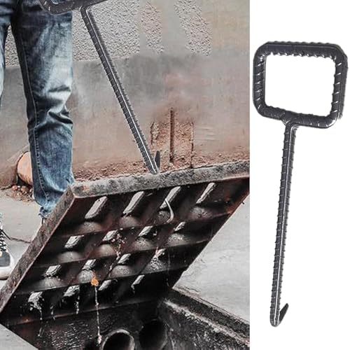 Gancho para tapas de alcantarilla que evita sobreesfuerzos con mango ergonómico 2