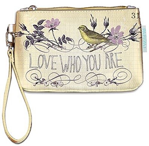 Papaya Art Love Who You Are Floral Wallet Wristlet