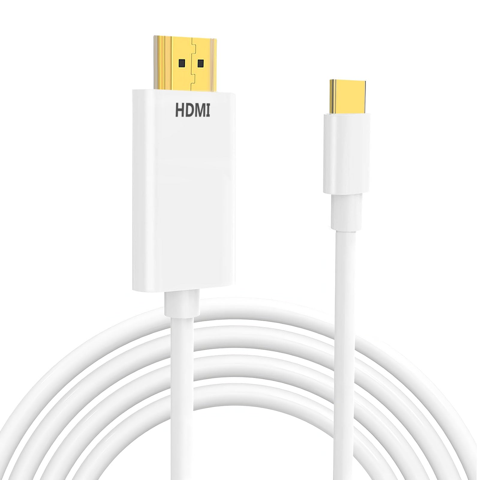 KikoSaka USB C to HDMI Cable 4K 60Hz High Speed Type C to HDMI Adapter for TV Monitor Projector USBC Digital AV Thunderbolt 3/4/5 Compatible with