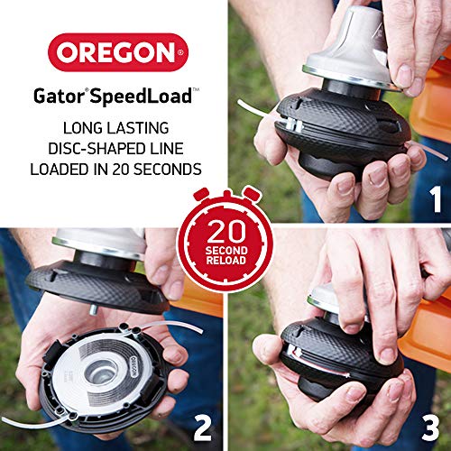 Oregon Gator SpeedLoad Universal 41/2” Trimmer Head & Line for Gas