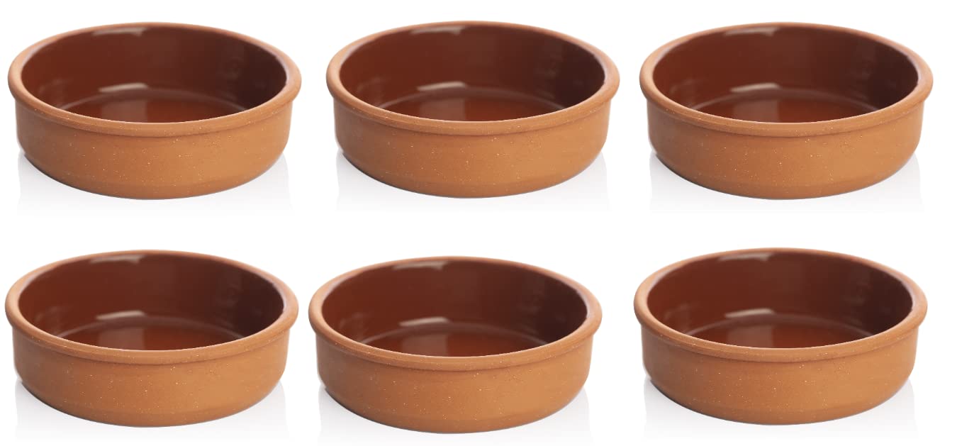 Sonmez Clay Bowl for Ovenproof (4 in1.3in) Round 6 pcs Sutlac Comlek