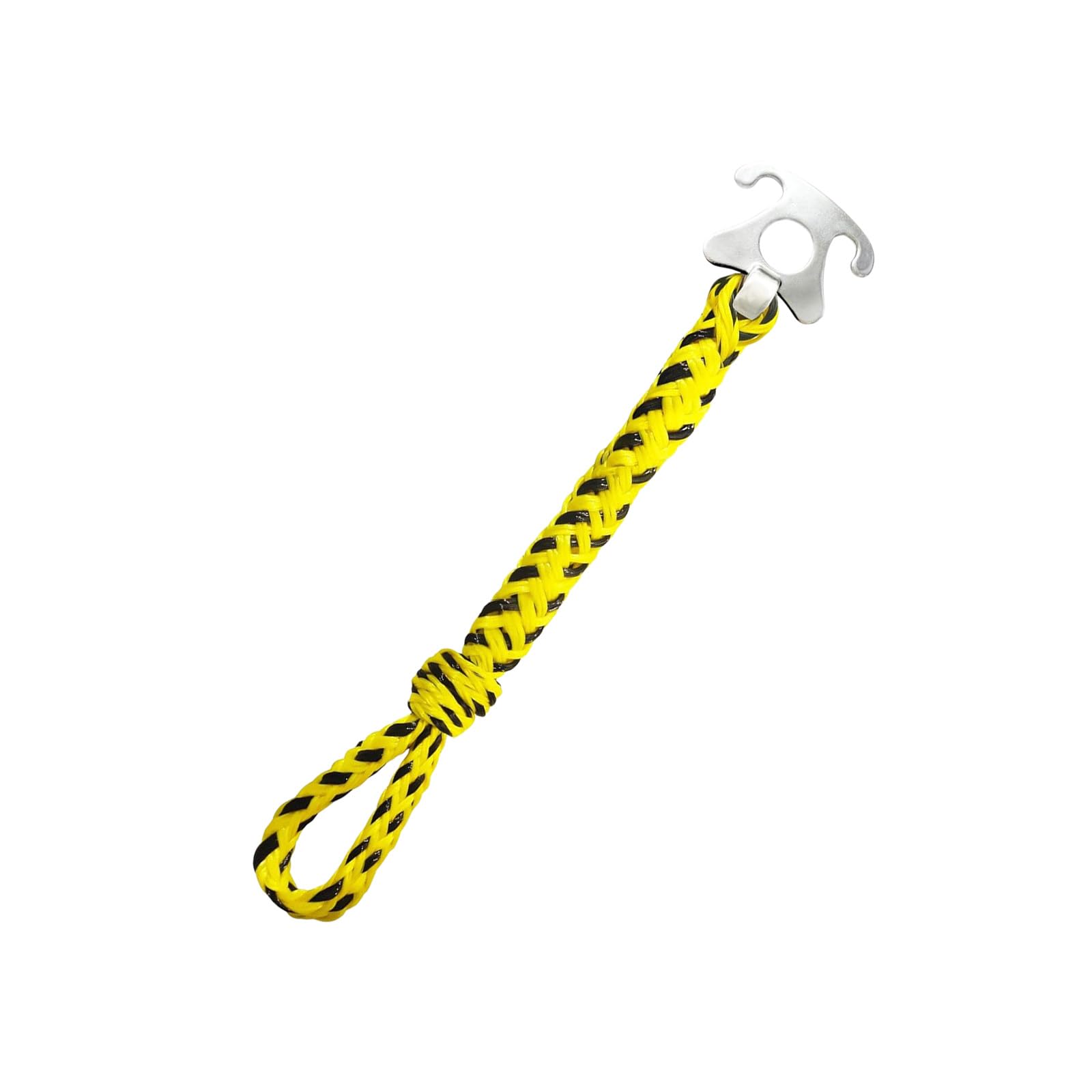 Kaeltsyn Yellow And Black Rop 316 Stainless Steel Boats Tow Line Lightweight & Easy To Use Tow Cable For Safe Towing Of Inflatables & Water Toy Marine Grade Rustproof Steel Cable
