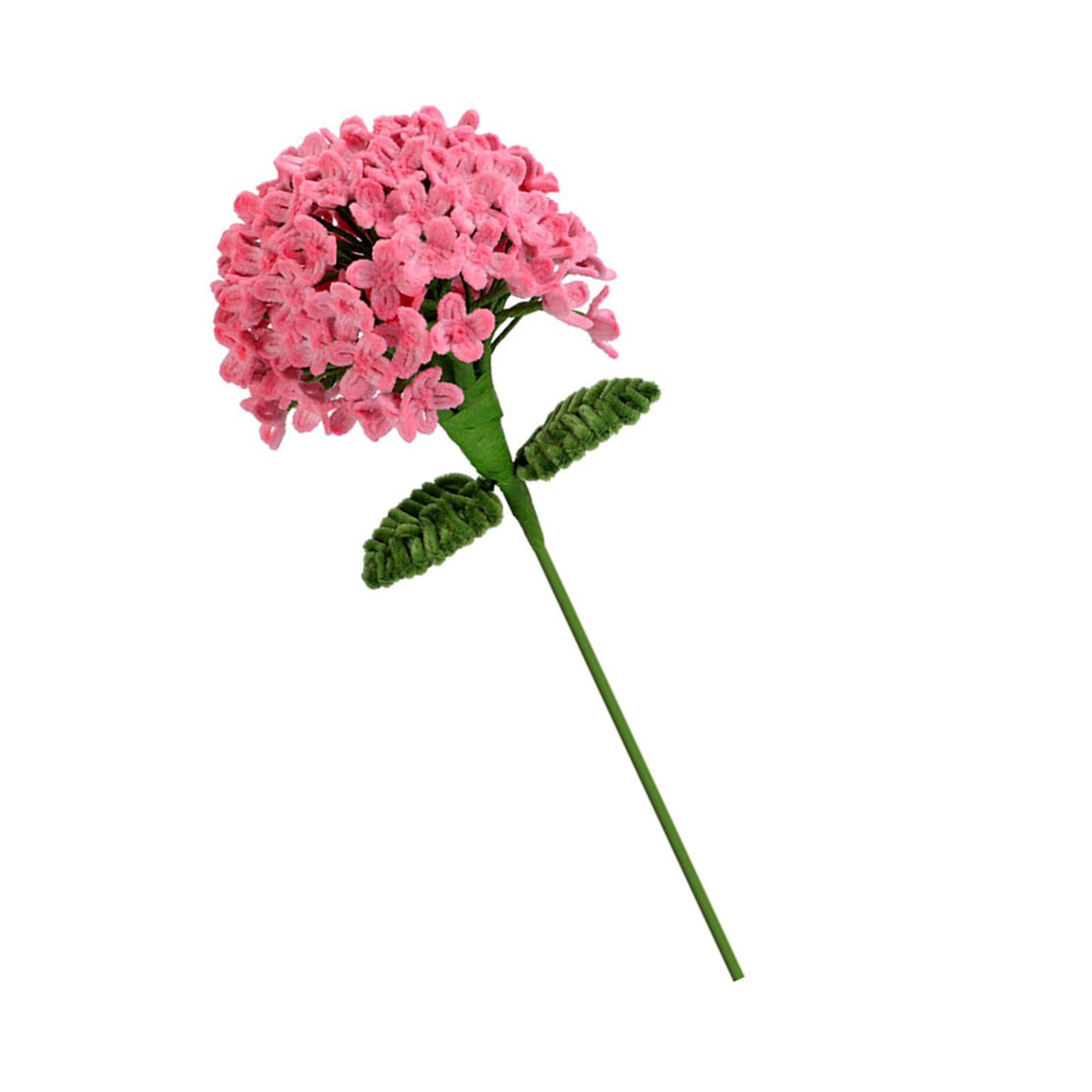 TFAOYS Pipe Cleaners Bouquets Supplies with Instruction Plush Stems Flower Craft Set for Wedding Home Decoration Artificial Flower Making for Adults & Kids