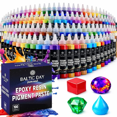 100 Color Pigment Paste for Epoxy Resin Set
