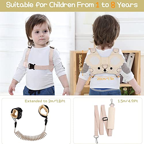Yiomxhi Toddler Harness for Boys Girls Koala Anti-Lost Baby Reins for 1-4 Year Old - Image 2