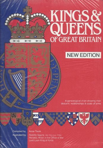 Kings And Queens of Great Britain Wallchart: A Genealogical Chart Showing Their Descent, Relationships & Coats of Arms