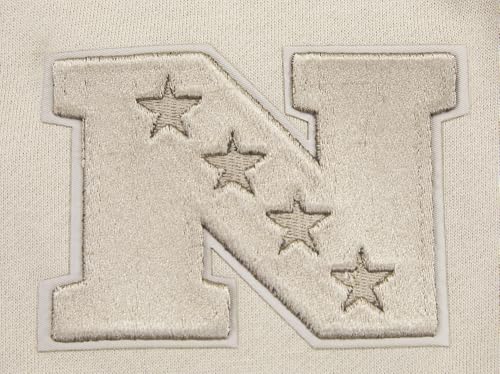 Pro Standard Mens NFL Detroit Lions Neutral Pull Over Hoodie Taupe M - Image 9