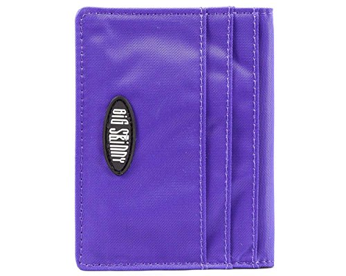 Image of Big Skinny Yorker ID Slim Wallet, Holds Up to 24 Cards, Purple