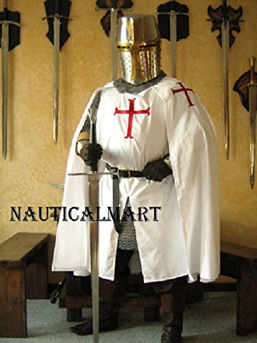 Medieval Knight Heraldry Templar Crusader Surcoat & Cloak
