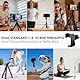Stativhandyhalterung Handy Stativ Adapter Zubehör, Vertikale und Horizontale Handy-Halter Tripod Smartphone Clip Mount mit 360° Drehbare Selfie Stick für iPhone Samsung Huawei Xiaomi Oneplus