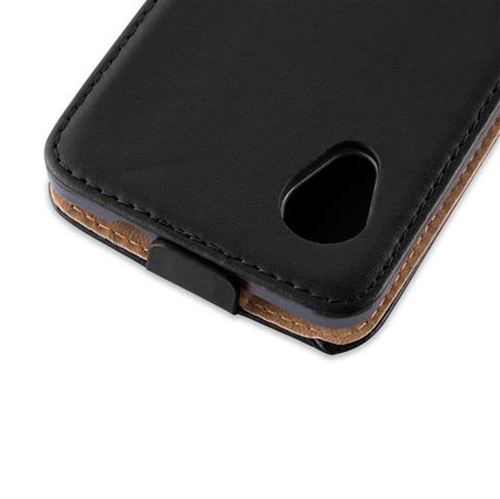 Cadorabo Custodia per LG NEXUS 5 in ROSSO CREMISI - Protezione in Stile Flip di Similpelle Strutturata - Case Cover Wallet Book Etui