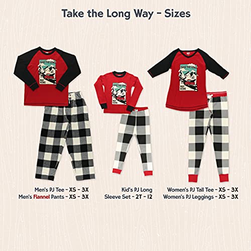 Lazy One Truck Plaid Family Matching Christmas Pajamas Set, Matching Christmas PJs for Family, Kids, Teens, Adult (Mens)2