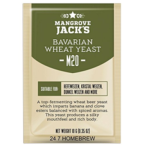 ５袋 x マングローブジャック製クラフトシリーズイーストM20バイエルンの小麦(10g)。