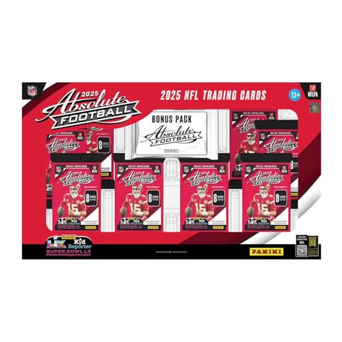 2025 Panini Absolute Football Trading Card Flagship Box (1 Absolute Jumbos Memorabilia Card Per Box)