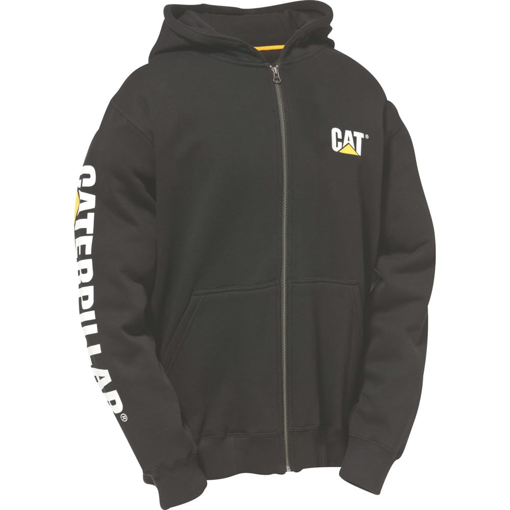 CATERPILLAR - Sweat de travail zippé à capuche taille L - W10840