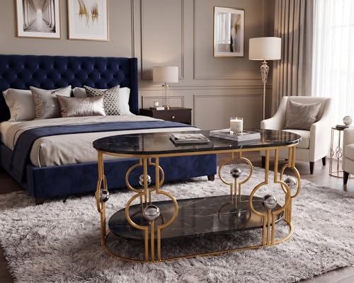 Image of Coffee Table (Ball Black Gold)