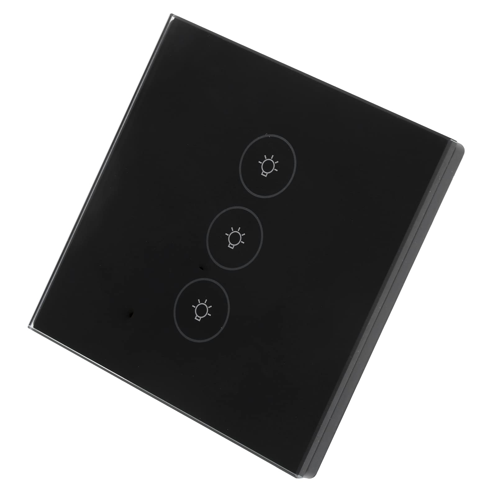 Generic Multi‑Control Smart Light Switch, 3 Way Smart Wall Touch Light Switch Single Pole EU Plug 110‑240V for for Office for Apartment(Black)'-image-47