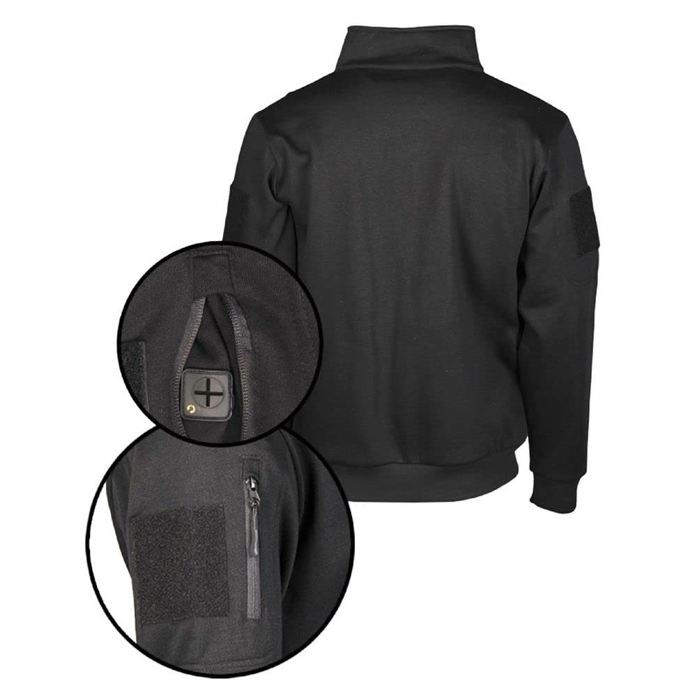 BW Pullover schwarz Polizei Security Berufsbekleidung Herren mit Features