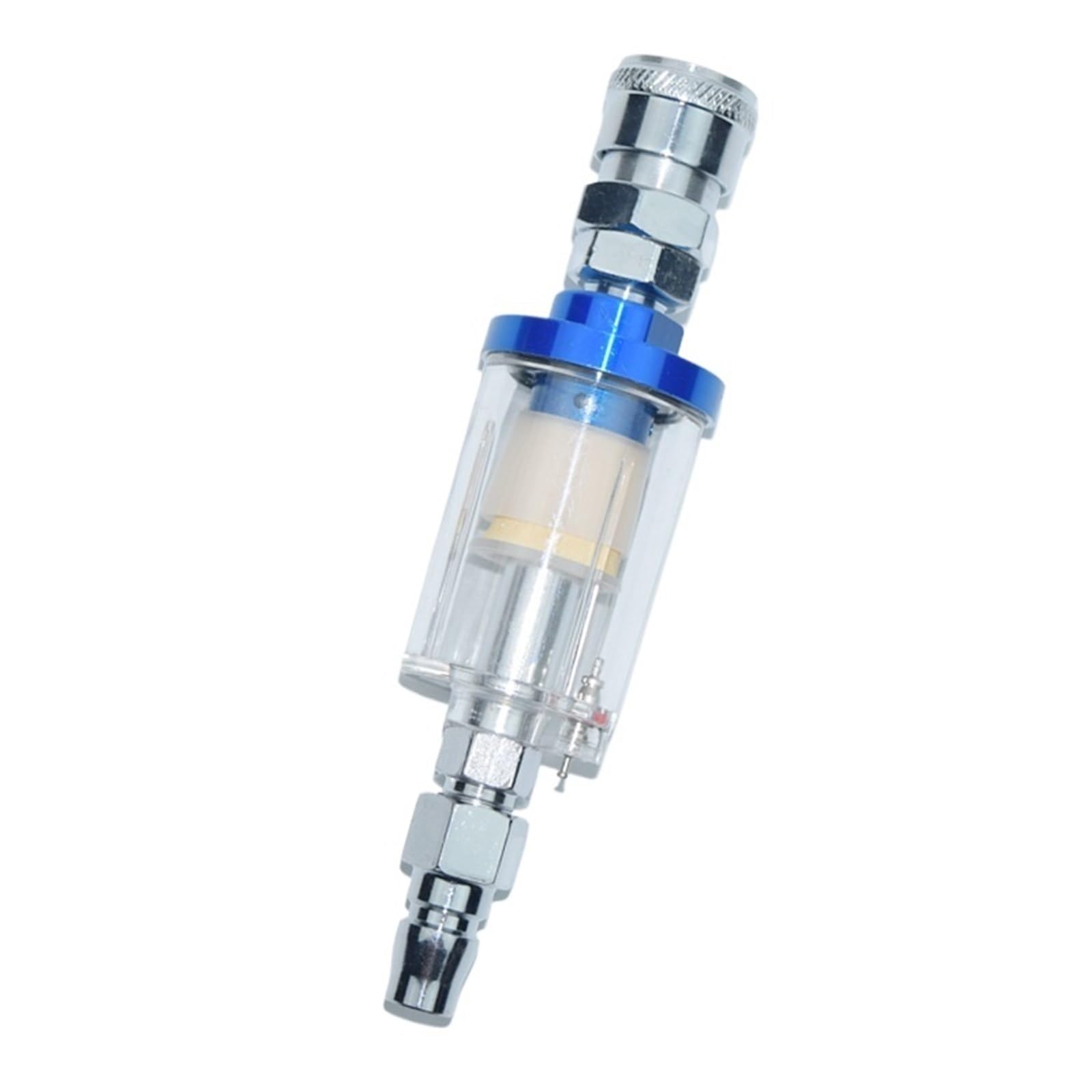 1 separador de agua de aceite de 0.25 pulgadas, filtro de manguera de aire en línea, trampa de humedad para compresor, pistola pulverizadora, piezas neumáticas de alta presión (modelo A)