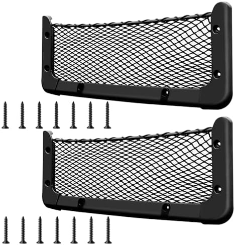 Aazon.co: 2 Pieces ABS Plastic Frae Autootive Cargo Nets Car Net