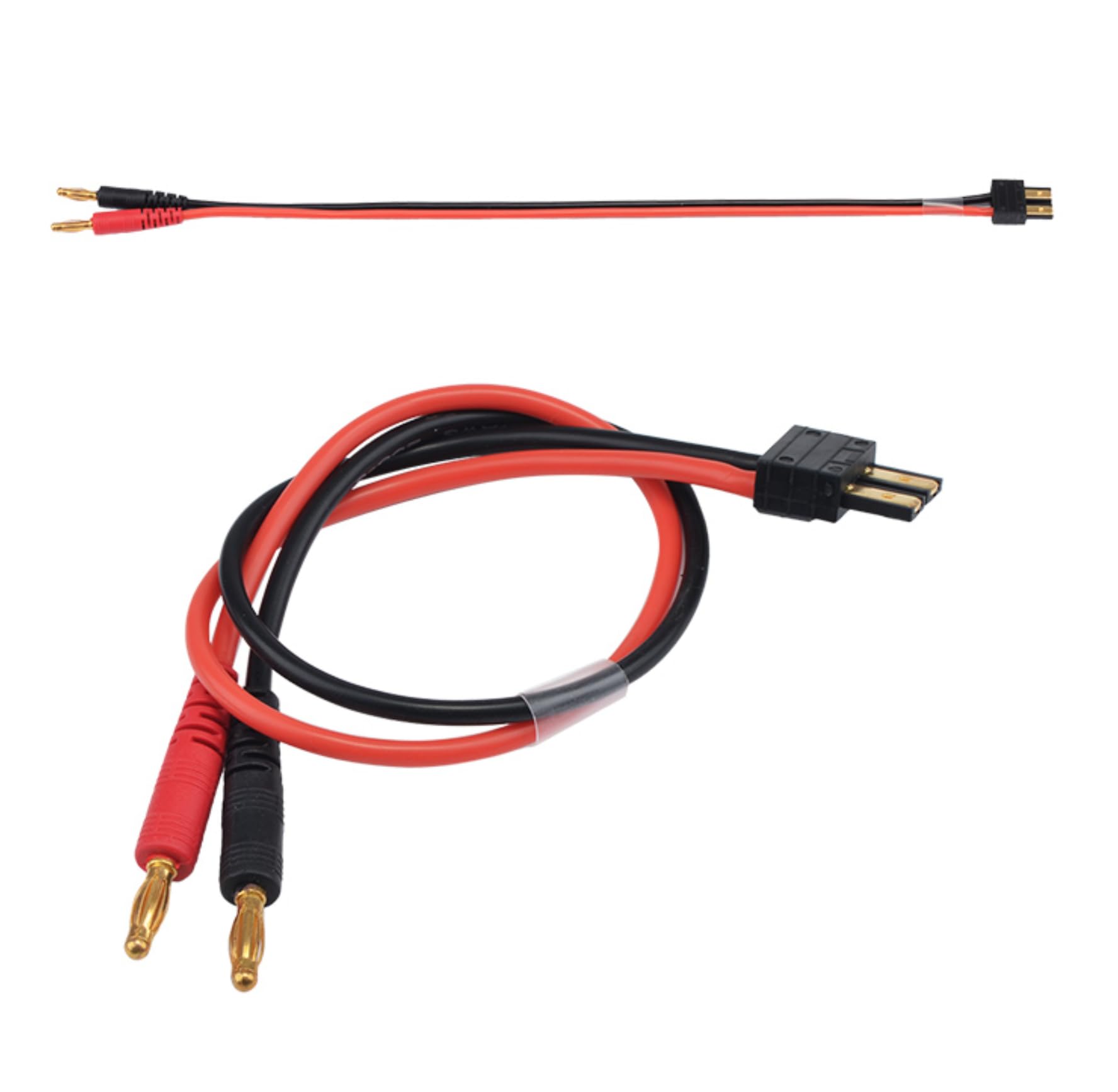 Câble De Charge Lipo TRX Vers XT60 – 30 Cm, 14 AWG, Fiche Plaquée Or – Pour Modélisme