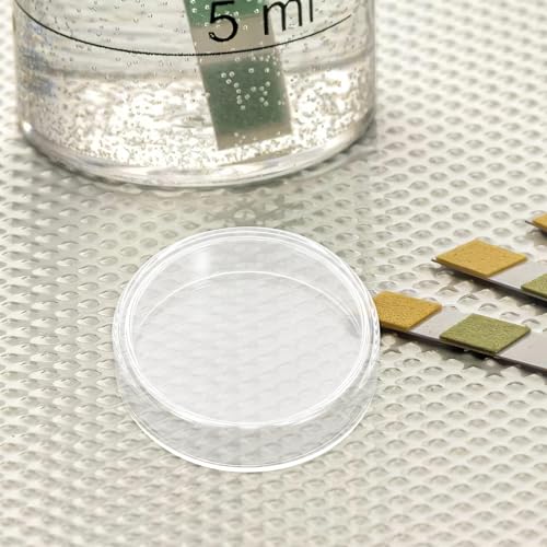 Boîtes de Pétri réutilisables 90mm en verre transparent avec couvercle - 4